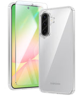 FNTCASE für Samsung Galaxy A56 6,7 Zoll, transparente Hülle: Kabelloses Laden, vergilbungsbeständig, stoßfeste Handyhülle